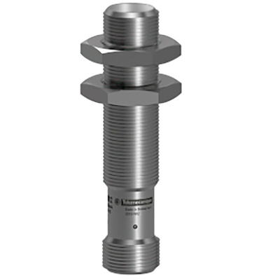 Telemecanique Sensors Inductive Barrel-Style Proximity Sensor, M12 x 1, 6 mm Detection, PNP Output, 12 → 24 V