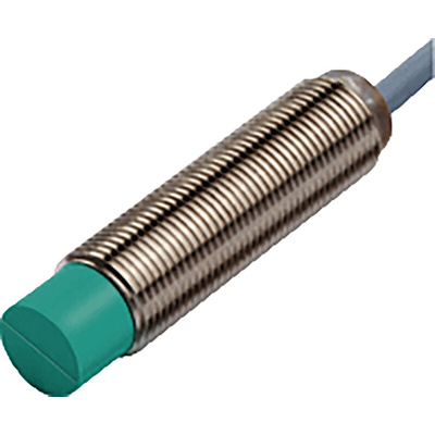 Pepperl + Fuchs Inductive Barrel-Style Proximity Sensor, M12 x 1, 8 mm Detection, PNP Output, 5 → 36 V dc, IP68