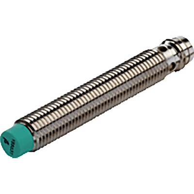 Pepperl + Fuchs Inductive Barrel-Style Proximity Sensor, M8 x 1, 6 mm Detection, PNP Output, 5 → 30 V dc, IP67