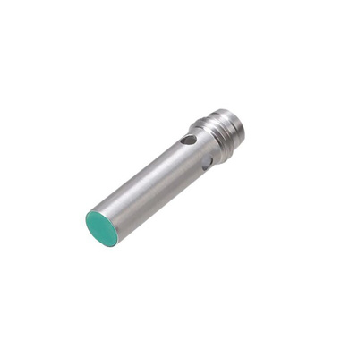 Pepperl + Fuchs Inductive Barrel-Style Proximity Sensor, 2 mm Detection, PNP Output, 5 → 30 V dc, IP67