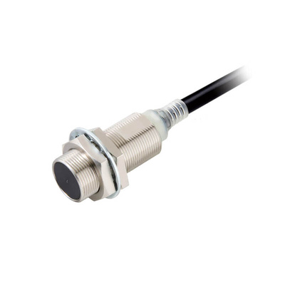 Omron E2E-NEXT Series Inductive Barrel-Style Proximity Sensor, M18 x 1, 8 mm Detection, PNP Output, 10 → 30 V
