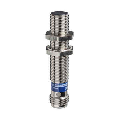 Telemecanique Sensors Inductive Barrel-Style Proximity Sensor, M12 x 1, 2 mm Detection, 10 → 36 V dc, 12