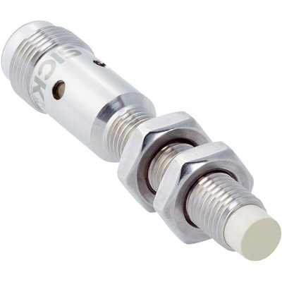 Sick Inductive Barrel-Style Proximity Sensor, M8 x 1, 4 mm Detection, PNP Normally Open Output, 10 → 30 V, IP68,
