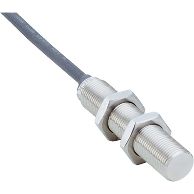 Sick Inductive Barrel-Style Proximity Sensor, M12 x 1, 4 mm Detection, PNP Normally Open Output, 10 → 30 V,
