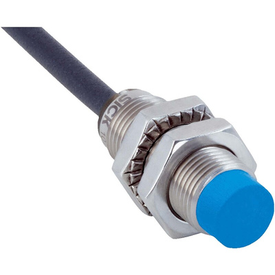 Sick Inductive Barrel-Style Proximity Sensor, M12 x 1, 8 mm Detection, NPN Normally Open Output, 10 → 30 V,