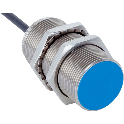 Sick Inductive Barrel-Style Proximity Sensor, M30 x 1.5, 15 mm Detection, PNP Output, 10 → 30 V, IP68, IP69K
