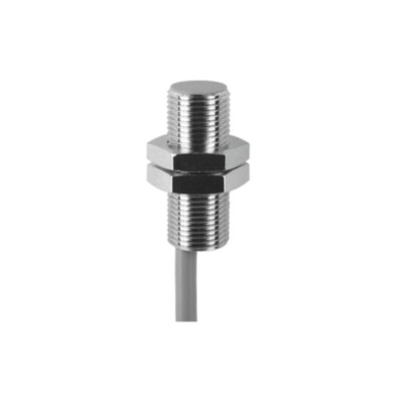 Baumer Inductive Barrel-Style Proximity Sensor, M12 x 1, 4 mm Detection, PNP Output, 30 V, IP67