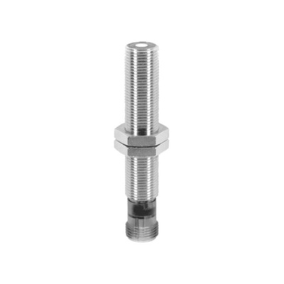 Baumer Ultrasonic Barrel-Style Proximity Sensor, M12 x 1, 200 mm Detection, PNP Output, IP67