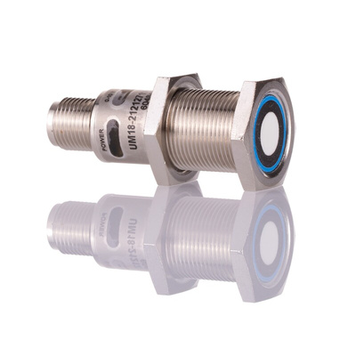 Sick UM18 Series Ultrasonic Barrel-Style Proximity Sensor, M18 x 1, 65 → 350 mm Detection, 0 → 10 V
