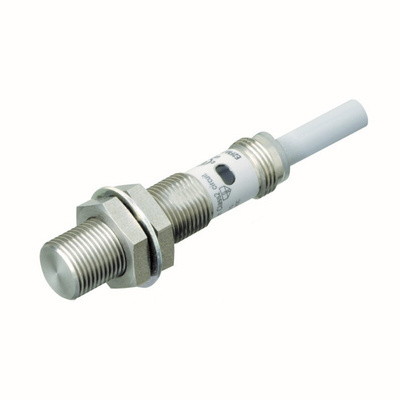 Omron Barrel-Style Inductive Proximity Sensor, M12 x 1, 2 mm Detection, NPN Output, 10 → 30 V dc, IP67
