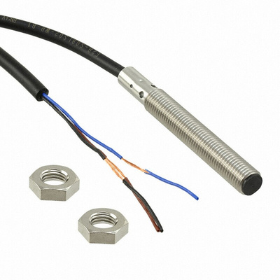 Omron Inductive Barrel-Style Proximity Sensor, M8 x 1, 2 mm Detection, NPN Output, 10 → 30 V dc, IP67