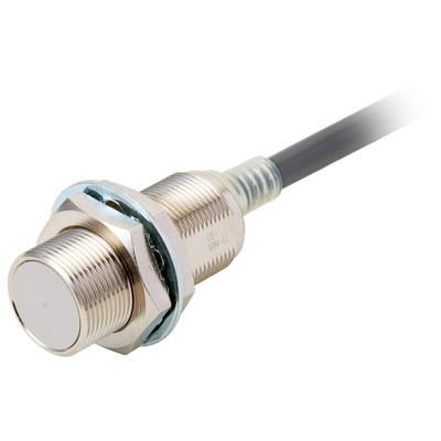 Omron Barrel-Style Inductive Proximity Sensor, M18 x 1, 7 mm Detection, NC Output, 10 → 30 V dc, IP67