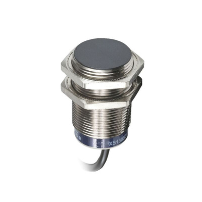 Telemecanique Sensors Inductive Barrel-Style Proximity Sensor, M30 x 1.5, 15 mm Detection, PNP Output, 12 → 48