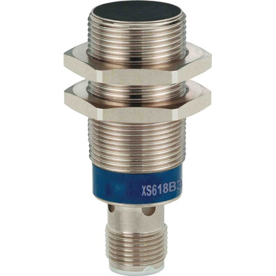 Telemecanique Sensors Inductive Barrel-Style Proximity Sensor, M8 x 1, 2 mm Detection, NPN Output, 24 V dc, IP65, IP67