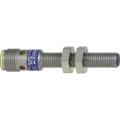 Telemecanique Sensors Inductive Barrel-Style Proximity Sensor, M8 x 1, 1.5 mm Detection, PNP Output, 48 V dc, IP67
