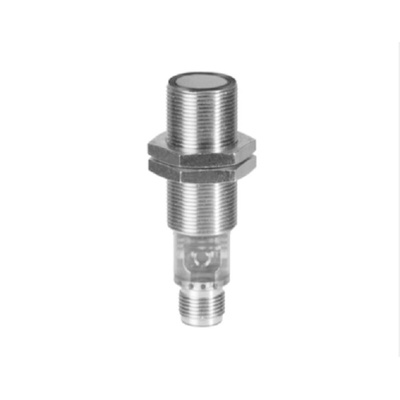 Baumer Ultrasonic Barrel-Style Ultrasonic Sensor, M18 x 1, 1000 mm Detection, Push-Pull Output