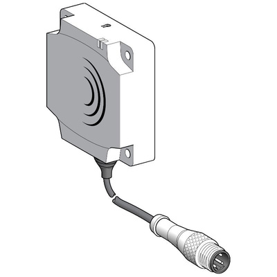 Telemecanique Sensors Inductive Block-Style Inductive Proximity Sensor, 40 mm Detection, NPN/PNP Output