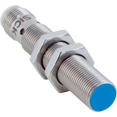 Sick IMS Series Inductive Barrel-Style Inductive Proximity Sensor, M12 x 1, 4 mm Detection, PNP Output, 10 → 30