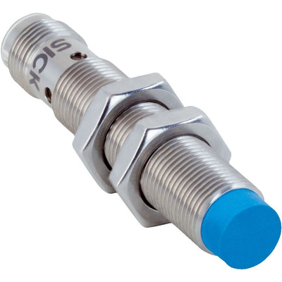 Sick IMS Series Inductive Barrel-Style Inductive Proximity Sensor, M12 x 1, 8 mm Detection, PNP Output, 10 → 30