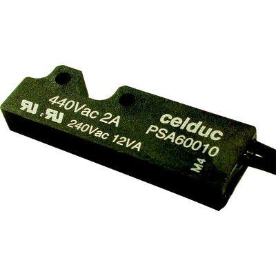 Celduc PSA Series Proximity Block-Style Magnetic Proximity Sensor, 440 V, IP67