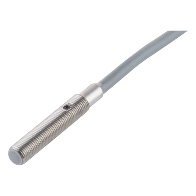Carlo Gavazzi ICS05 Series Inductive Barrel-Style Inductive Proximity Sensor, M5 x 0.5, 0.8 mm Detection, NPN Output,