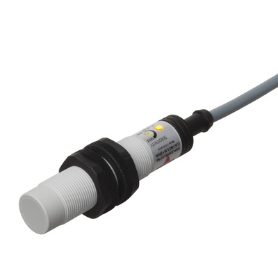 Carlo Gavazzi CA18CLN Series Capacitive Barrel-Style Proximity Sensor, M18 x 1, 12 mm Detection, NO Output, 20 →