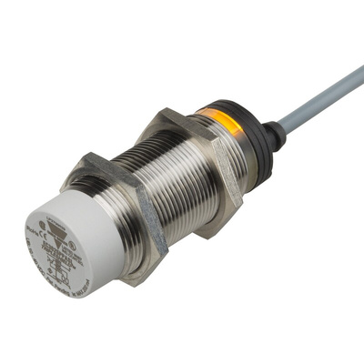 Carlo Gavazzi EC3025TBA Series Capacitive Barrel-Style Proximity Sensor, M30 x 1.5, 25 mm Detection, NO/NC Output, 20