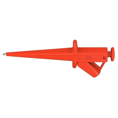 Staubli Red Hook Clip, 4A Rating, 0.9mm Tip Size