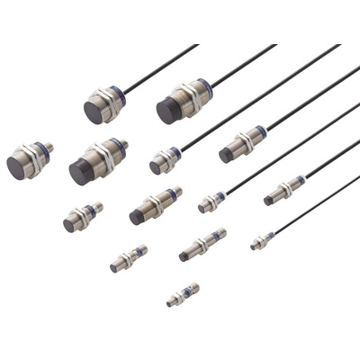 Panasonic Inductive Barrel-Style Proximity Sensor, M18 x 1, 5 mm Detection, PNP Output, 12 → 24 V dc, IP67, IP69K