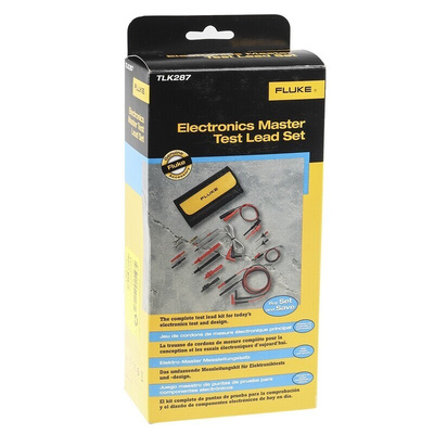 Fluke FLUKE TLK287 Electronic Test Lead Kit, CAT II, CAT III, 10A
