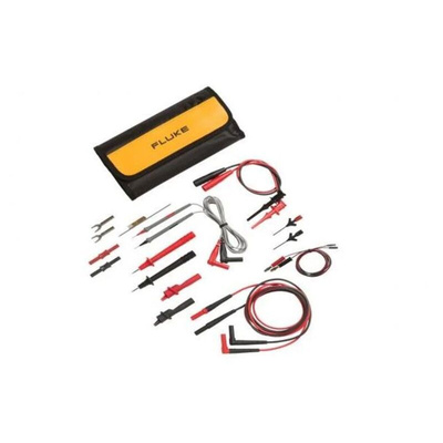 Fluke FLUKE TLK287 Electronic Test Lead Kit, CAT II, CAT III, 10A