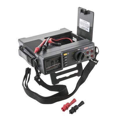 RS PRO IDM201 Bench Digital Multimeter, True RMS, 10A ac Max, 10A dc Max, 600V ac Max