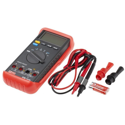 RS PRO IDM103N Handheld Digital Multimeter, 10A ac Max, 10A dc Max, 1000V ac Max