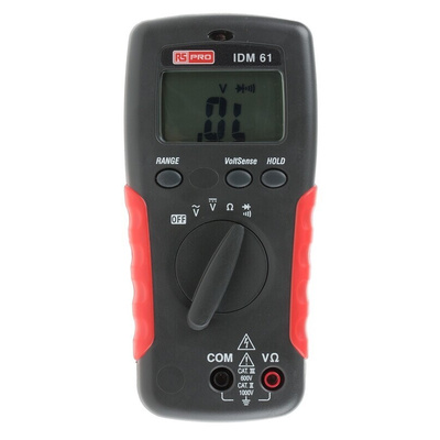 RS PRO IDM61 Handheld Digital Multimeter, 750V ac Max