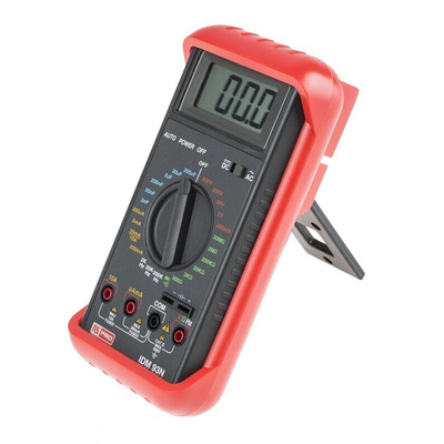 RS PRO IDM93N Handheld Digital Multimeter, 10A ac Max, 10A dc Max, 600V ac Max