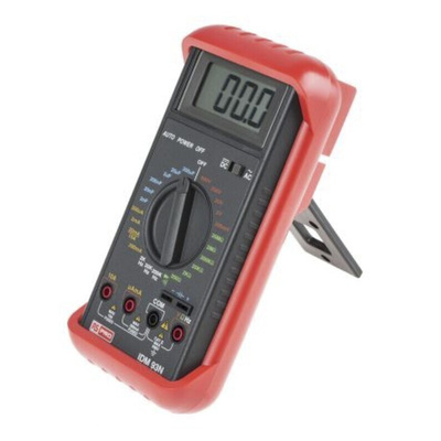 RS PRO IDM93M Handheld Digital Multimeter, 10A ac Max, 10A dc Max, 600V ac Max - RS Calibrated