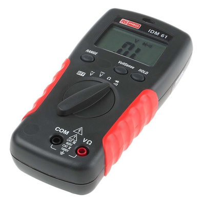 RS PRO IDM61 Handheld Digital Multimeter, 750V ac Max - UKAS Calibrated