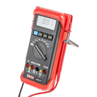 RS PRO Handheld Digital Multimeter, 10A ac Max, 10A dc Max, 600V ac Max - RS Calibrated