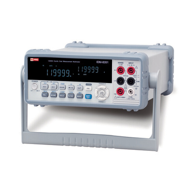 RS PRO IDM8351 Bench Digital Multimeter, True RMS, 10A ac Max, 10A dc Max, 750V ac Max