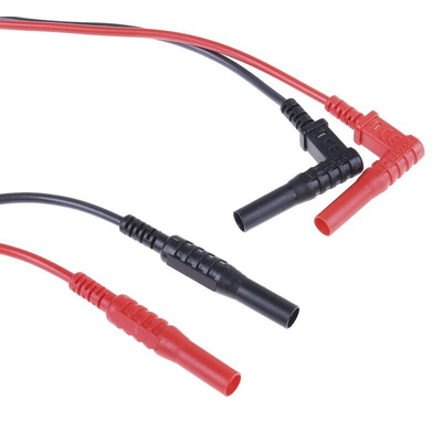 RS PRO Insulated Test Lead Set, CAT III, CAT IV, 20A
