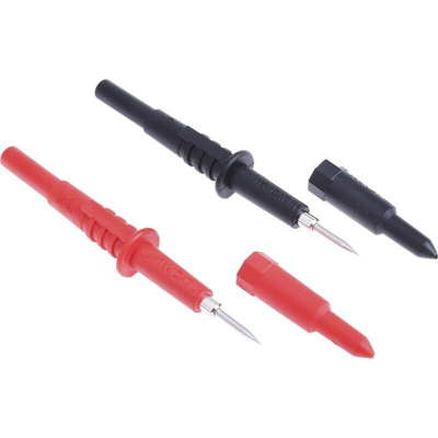 RS PRO Insulated Test Lead Set, CAT III, CAT IV, 20A