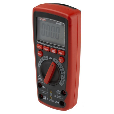 RS PRO RS-9963T Handheld Digital Multimeter, True RMS, 10A ac Max, 10A dc Max, 1000V ac Max