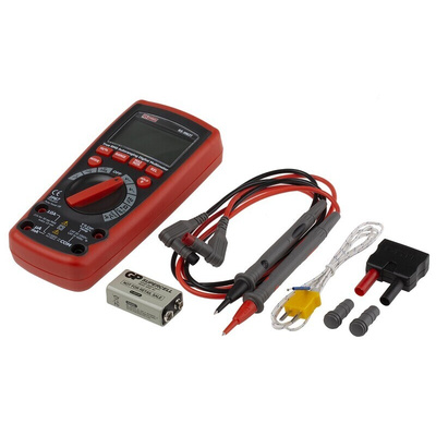 RS PRO RS-9963T Handheld Digital Multimeter, True RMS, 10A ac Max, 10A dc Max, 1000V ac Max