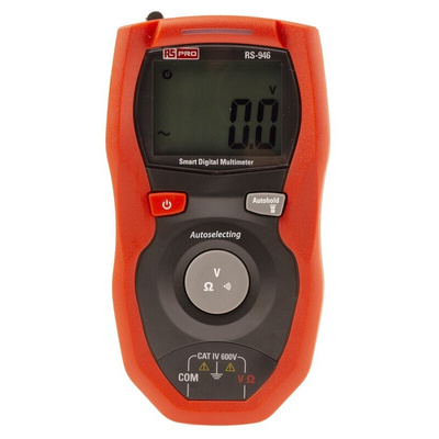 RS PRO RS-946 Handheld Digital Multimeter, True RMS, 600V ac Max