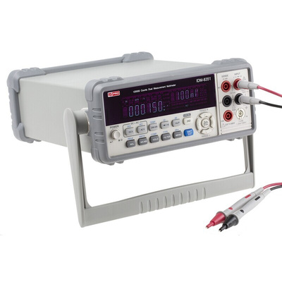 RS PRO IDM8351 Bench Digital Multimeter, True RMS, 10A ac Max, 10A dc Max, 750V ac Max - RS Calibrated