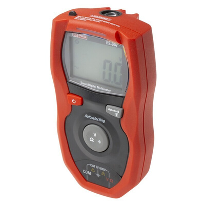 RS PRO RS-946 Handheld Digital Multimeter, True RMS, 600V ac Max - UKAS Calibrated