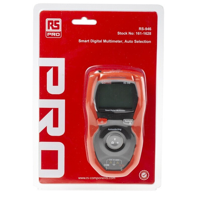 RS PRO RS-946 Handheld Digital Multimeter, True RMS, 600V ac Max - UKAS Calibrated