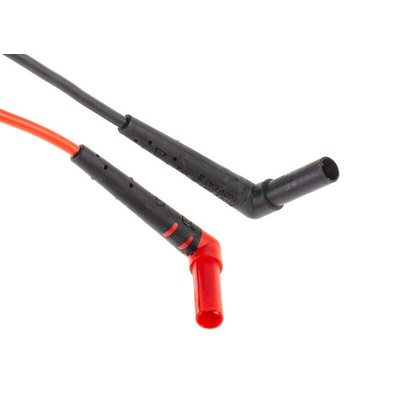 Fluke TL224 Silicone Test Lead Set, CAT III, CAT IV, 10A