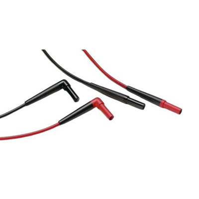 Fluke TL224 Silicone Test Lead Set, CAT III, CAT IV, 10A