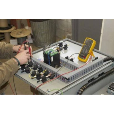 Fluke 87V Handheld Digital Multimeter, True RMS, 10A ac Max, 10A dc Max, 1000V ac Max